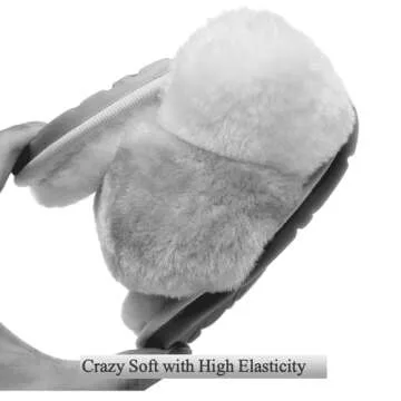 Crazy Lady Fluffy House Slippers for Women Stylish Comfort