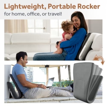 Portable Rocking Chair for Nursery and Travel Comfort