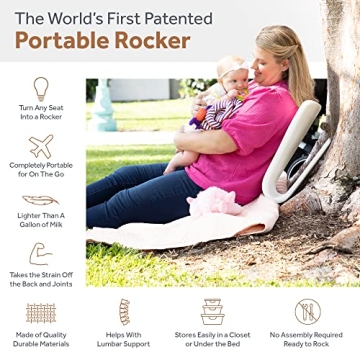 Portable Rocking Chair for Nursery and Travel Comfort