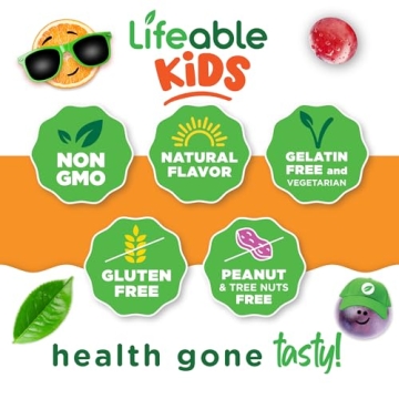 Lifeable Kids Biotin Gummies 5000mcg Tasty Flavor