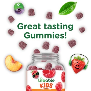 Lifeable Kids Biotin Gummies 5000mcg Tasty Flavor