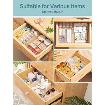 Kootek 21 Pcs Drawer Organizer Set for Ultimate Storage