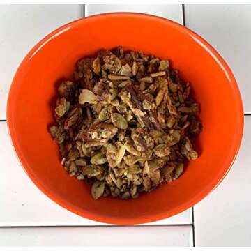 Snaxly - Keto Cinnamon Crunch Nut Granola Breakfast Cereal - 2g Net Carbs - Gluten & Grain Free - Low Carb Snacks & Food - No Added Sugar - Healthy Nuts - Almonds, Pecans, Pepitas (11 oz) (1 Count)