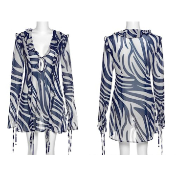 Elegant Long Sleeve Bodycon Dress for Parties and Beach