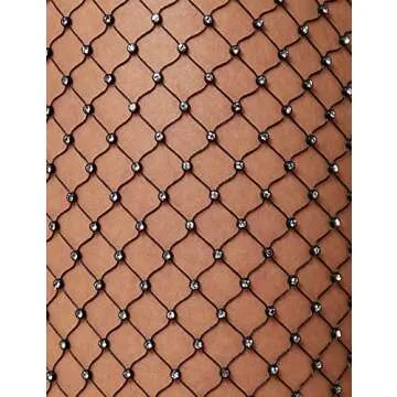 Shiny CYCLAMEN Rhinestone Body Chains Crop Top for Women