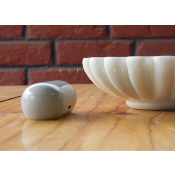 Elegant CRAFTFOBIA HandCrafted Marble Bowl for All Decor