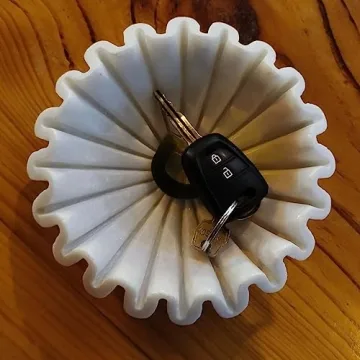 Elegant CRAFTFOBIA HandCrafted Marble Bowl for All Decor