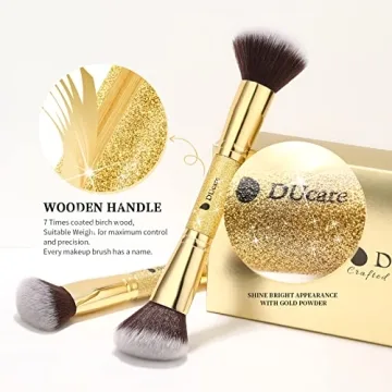 DUcare Double-Ended Makeup Brushes for Flawless Application