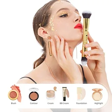 DUcare Double-Ended Makeup Brushes for Flawless Application