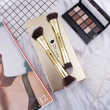 DUcare Double-Ended Makeup Brushes for Flawless Application