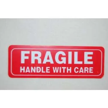 Pro TEK Fragile Stickers - Shipping Labels for Care