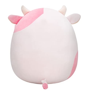 Squishmallows 14-Inch Reshma Pink Cow Plush - Soft & Adorable