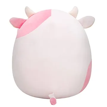 Squishmallows 14-Inch Reshma Pink Cow Plush - Soft & Adorable