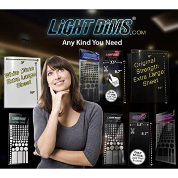LightDims Black Out Edition - LED Light Blocking Sheets for Electronics