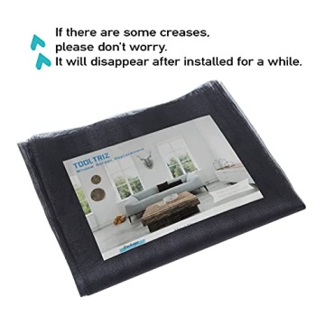 Durable TOOLTRIZ Fiberglass Window Screen, 48"x118"