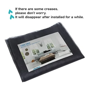 Durable TOOLTRIZ Fiberglass Window Screen, 48"x118"