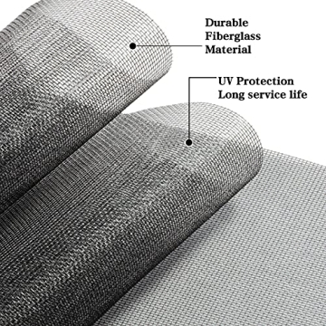 Durable TOOLTRIZ Fiberglass Window Screen, 48"x118"