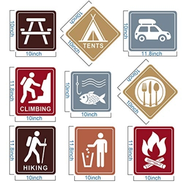 Blulu Camping Themed Party Decorations for Fun Events