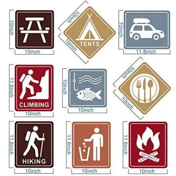 Blulu Camping Themed Party Decorations for Fun Events