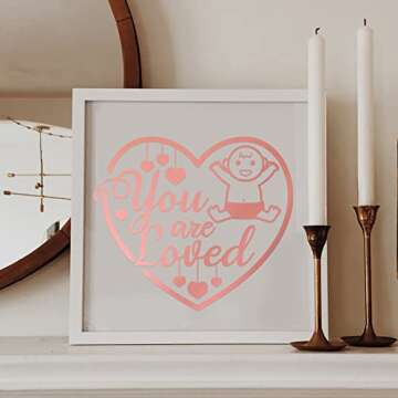 GIRAFVINYL Satin Rose Gold Permanent Vinyl, Navy Matte Vinyl Permanent for Cup, Car and Home Decoration, 12" x 6ft