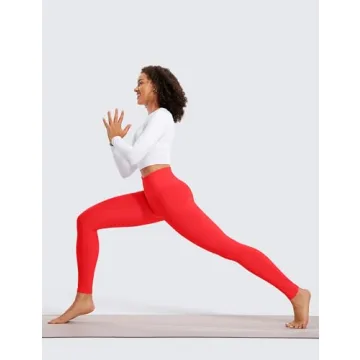 CRZ YOGA Fleece Lined Leggings for Winter Comfort
