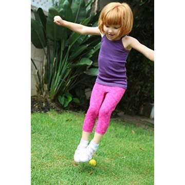 Made in USA Big Girls' Cotton Camisole Cami Tank Top T-Shirt Tee Tshirt Spaghetti Straps Summer Play School Sports Sensitive Skin SPD Sensory Sensitive Clothing - Turquoise - 10