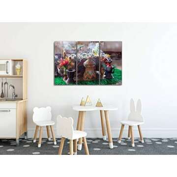 Ethiopian Coffee Canvas Art 3-Panel Decor