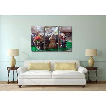 Ethiopian Coffee Canvas Art 3-Panel Decor