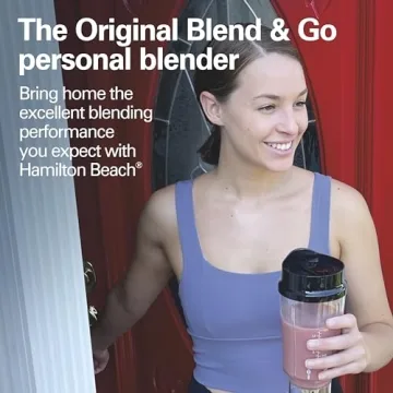 Hamilton Beach Blend & Go Personal Blender for Smoothies
