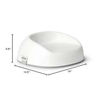 BabyBjörn Booster Seat, White (069021US), 1 Count (Pack of 1)