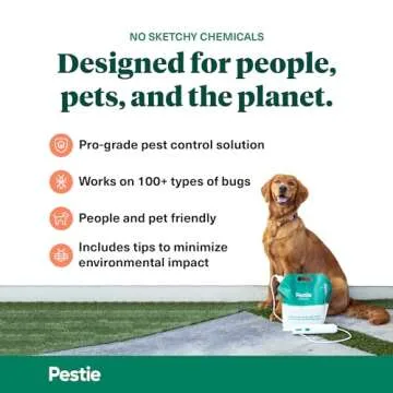 Pestie Home Barrier Pest Control Kit, Expert Pest Control for Your Home, Fast-Acting, Long-Lasting I...
