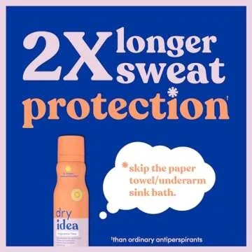 Dry Idea Spray Deodorant | 2X Longer Sweat Protection | Fragrance-Free
