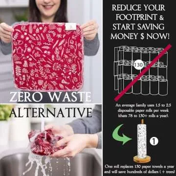 Homeostasis Living Reusable Eco-Friendly Paper Towels