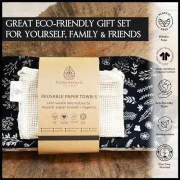 Homeostasis Living Reusable Eco-Friendly Paper Towels