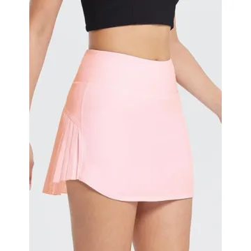 BALEAF Women's Pleated Tennis Skirt Stylish High Waisted Athletic Golf Skorts