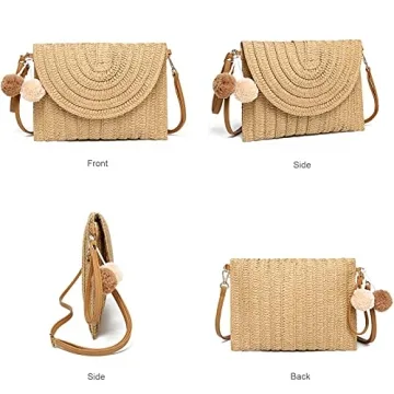 Stylish YIKOEE Straw Purse for Summer Outfits