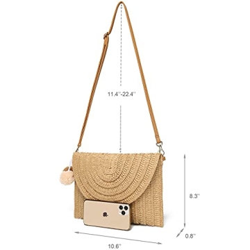 Stylish YIKOEE Straw Purse for Summer Outfits