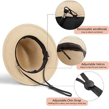 DRESHOW Women's Classic Sun Hat with Adjustable Fit