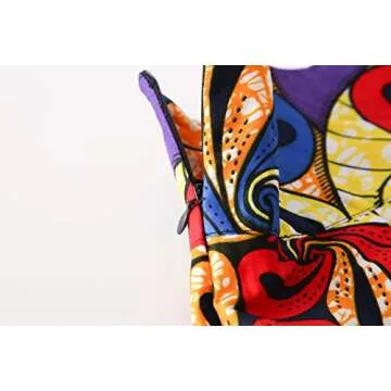 Hybrid Fashionista African Skirts for Women (Size USA 4) A-line Pleated Flared Midi Skirts - High Waist Skirts