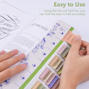 Stylish Qmoso Bible Tabs for Effortless Study Organization