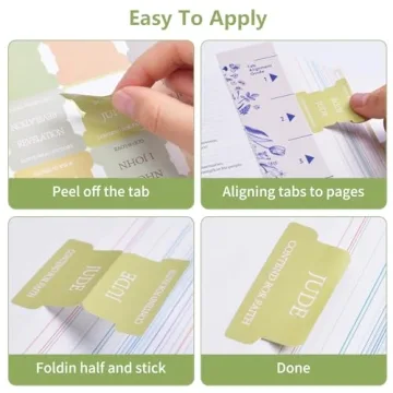 Stylish Qmoso Bible Tabs for Effortless Study Organization
