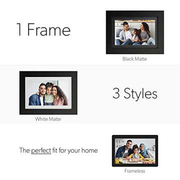 Simply Smart Home 8” WiFi Digital Picture Frame for All