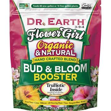 Dr. Earth Flower Girl 3-9-4 Organic Fertilizer 4lb