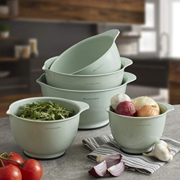 KitchenAid Classic Mixing Bowls Set of 5 in Pistachio