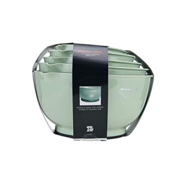 KitchenAid Classic Mixing Bowls Set of 5 in Pistachio