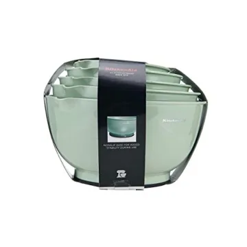KitchenAid Classic Mixing Bowls Set of 5 in Pistachio