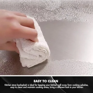 Micmi Stainless Steel Backsplash - 24" x 30"