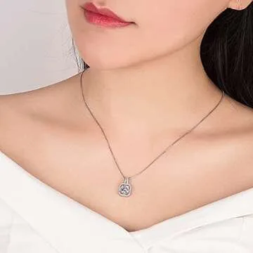 CHENXIKK Bride Silver Bridal Necklace Earrings Set Crystal Wedding Jewelry Set Rhinestone Choker Necklace for Women (Silver Plated Copper Earrings Necklace Set Women)