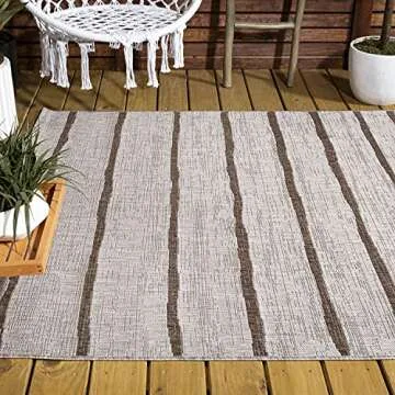 Durable JONATHAN Y Colonia Indoor Outdoor Area Rug Easy Cleaning