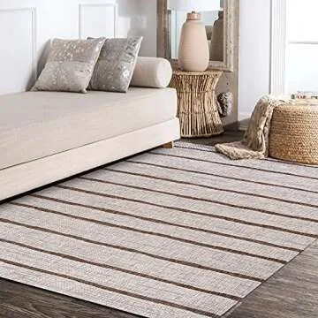Durable JONATHAN Y Colonia Indoor Outdoor Area Rug Easy Cleaning